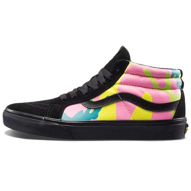 Кроссовки унисекс Vans Sk8-Mid Reissue Neon Camo, разноцветные, камуфляжные, черные VN0A3MV8ULX
Кроссовки унисекс Vans Sk8-Mid Reissue Neon Camo, разноцветные, камуфляжные, черные VN0A3MV8ULX