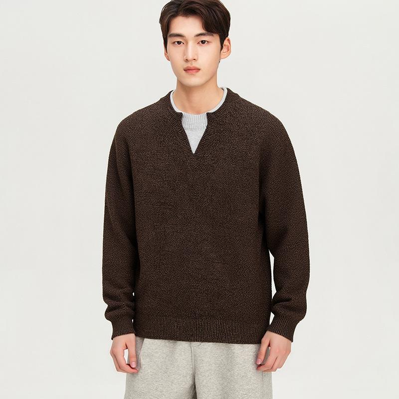 Men s Grey Wool Blend Thickened Round Neck Two-Piece Style Winter Pullover Sweater (2025 Arrival) 2XL
Men s Grey Wool Blend Thickened Round Neck Two-Piece Style Winter Pullover Sweater (2025 Arrival) 2XL