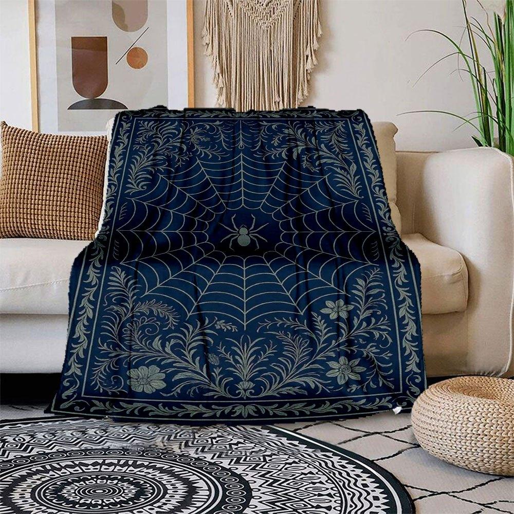 Spooky Spider Web Rug: Halloween Decor with Intricate Design Blanket Flannel Throw Blanket for Sofa, Bed, Travel, Camping, Office, Couch, C 150x180cm
Spooky Spider Web Rug: Halloween Decor with Intricate Design Blanket Flannel Throw Blanket for Sofa, Bed, Travel, Camping, Office, Couch, C 150x180cm