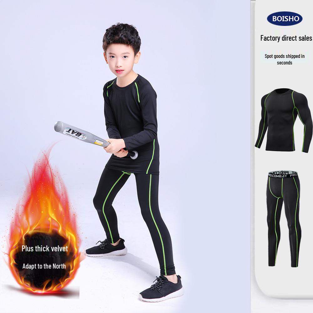 Kids Fleece-Lined Running & Yoga Suit - Quick-Dry Sports Tights for Boys & Girls, Perfect for Basketball & Fitness Training 26
Kids Fleece-Lined Running & Yoga Suit - Quick-Dry Sports Tights for Boys & Girls, Perfect for Basketball & Fitness Training 26