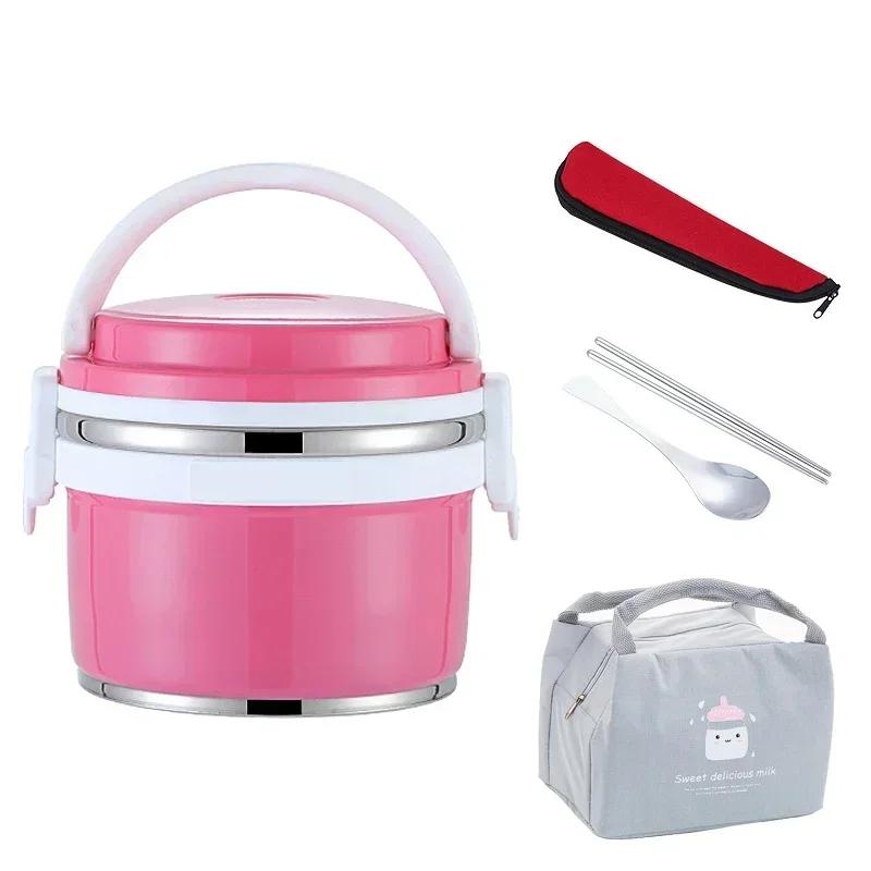 8 Hours Vacuum Thermal Insulation Leakproof Stainless Steel Lunch Box Set Portable Kids School Bento Box Thermos Food Container рожевий
8 Hours Vacuum Thermal Insulation Leakproof Stainless Steel Lunch Box Set Portable Kids School Bento Box Thermos Food Container рожевий