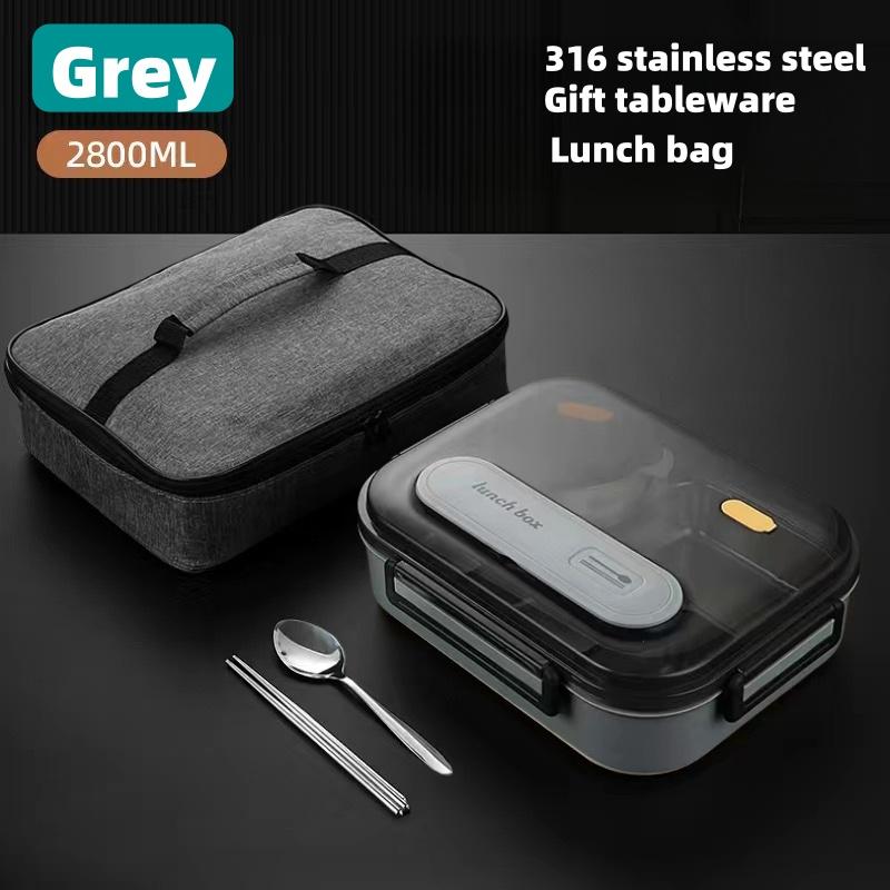 316 Stainless Steel Bento Lunch Box 2800ml Extra Large Microwave-Safe Food Container for School/Camping BPA-Free Dishwasher Safe серый
316 Stainless Steel Bento Lunch Box 2800ml Extra Large Microwave-Safe Food Container for School/Camping BPA-Free Dishwasher Safe серый
