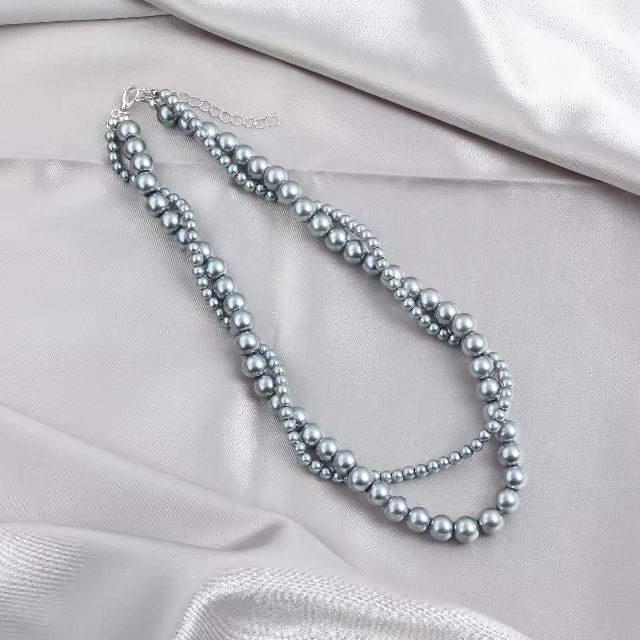 Vintage Irregular Imitation Pearl Enwind Necklace Female Minimalism Collarbone Chain White Beaded Necklaces Wedding Jewerly Gift
Vintage Irregular Imitation Pearl Enwind Necklace Female Minimalism Collarbone Chain White Beaded Necklaces Wedding Jewerly Gift