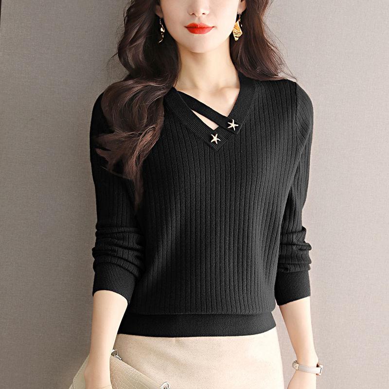 Осень новый универсальный свободный вырез вязаный свитер женский зимний новый внутренний теплый базовый XXXL чёрный
Осень новый универсальный свободный вырез вязаный свитер женский зимний новый внутренний теплый базовый XXXL чёрный