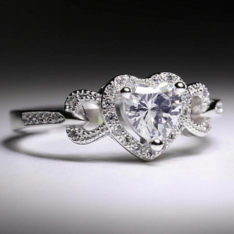 Huitan Heart Rings for Women Exquisite Eternity Love Wedding Trend Accessories Silver Color Modern Fashion Female Rings Jewelry 7
Huitan Heart Rings for Women Exquisite Eternity Love Wedding Trend Accessories Silver Color Modern Fashion Female Rings Jewelry 7