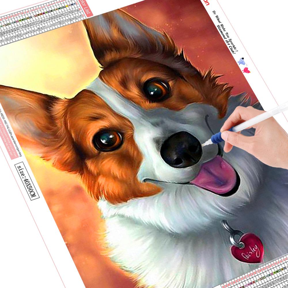 5D DIY Алмазная картина собака Вышивка крестом Набор страз 20*30 cm
5D DIY Алмазная картина собака Вышивка крестом Набор страз 20*30 cm