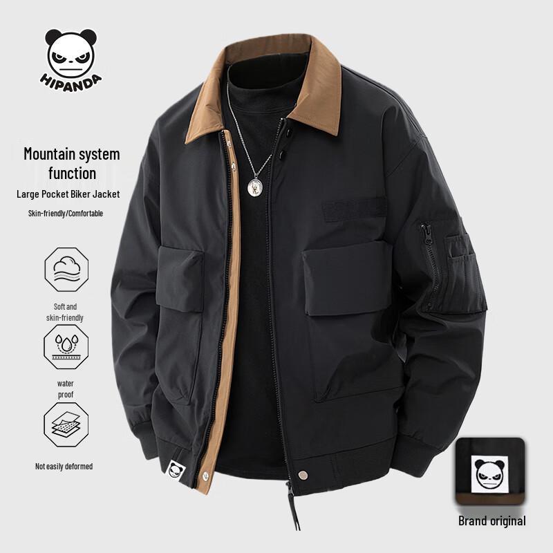 HIPANDA Men s Contrast Lapel Workwear Jacket 4XL
HIPANDA Men s Contrast Lapel Workwear Jacket 4XL