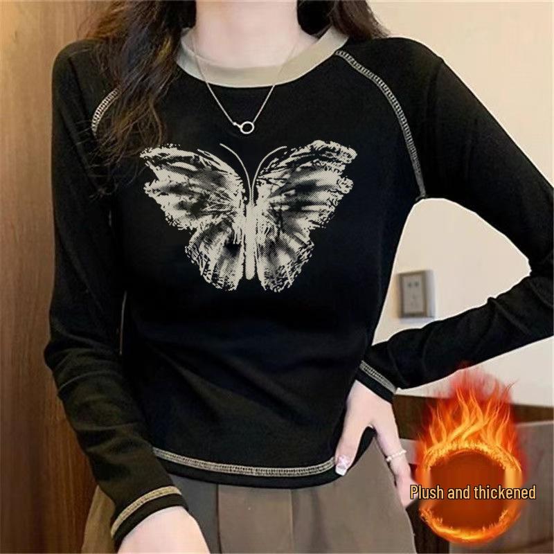 German Velvet Women s Long-Sleeve T-Shirt: Double-Sided, Short Chic, 2024 Autumn/Winter Versatile Inner Wear XL, recommended for 125-135 jin
German Velvet Women s Long-Sleeve T-Shirt: Double-Sided, Short Chic, 2024 Autumn/Winter Versatile Inner Wear XL, recommended for 125-135 jin