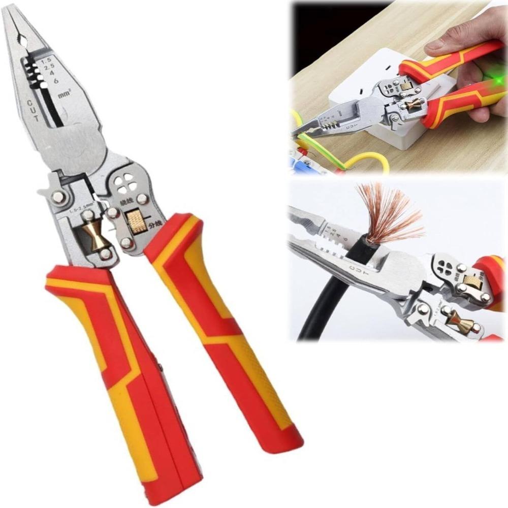 Foldable 9in 1 Wire Stripper Tool Alloy Steel Foldable Stripper Hand Tools помаранчевий
Foldable 9in 1 Wire Stripper Tool Alloy Steel Foldable Stripper Hand Tools помаранчевий