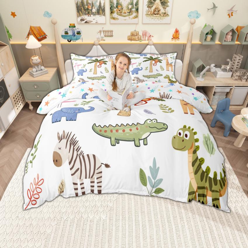 Homewish Cute Animal Duvet Cover Set For Girls 2Pcs/3Pcs Kawaii Wildlife Bedding Elephant Giraffe Cat Comforter Cover Set EU Single(135*200cm)3pcs
Homewish Cute Animal Duvet Cover Set For Girls 2Pcs/3Pcs Kawaii Wildlife Bedding Elephant Giraffe Cat Comforter Cover Set EU Single(135*200cm)3pcs