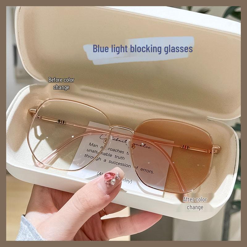 Men s Photochromic Myopia Glasses: Anti-Blue Light, Large Frame, Non-Prescription, Women s Style, Can Be Fitted With Prescription.
Men s Photochromic Myopia Glasses: Anti-Blue Light, Large Frame, Non-Prescription, Women s Style, Can Be Fitted With Prescription.