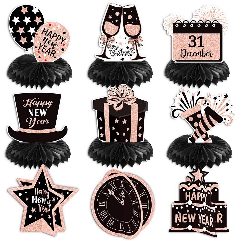 9PCS New Year party decoration honeycomb ornaments New Year s Eve atmosphere decoration props desktop honeycomb table 9pcs
9PCS New Year party decoration honeycomb ornaments New Year s Eve atmosphere decoration props desktop honeycomb table 9pcs