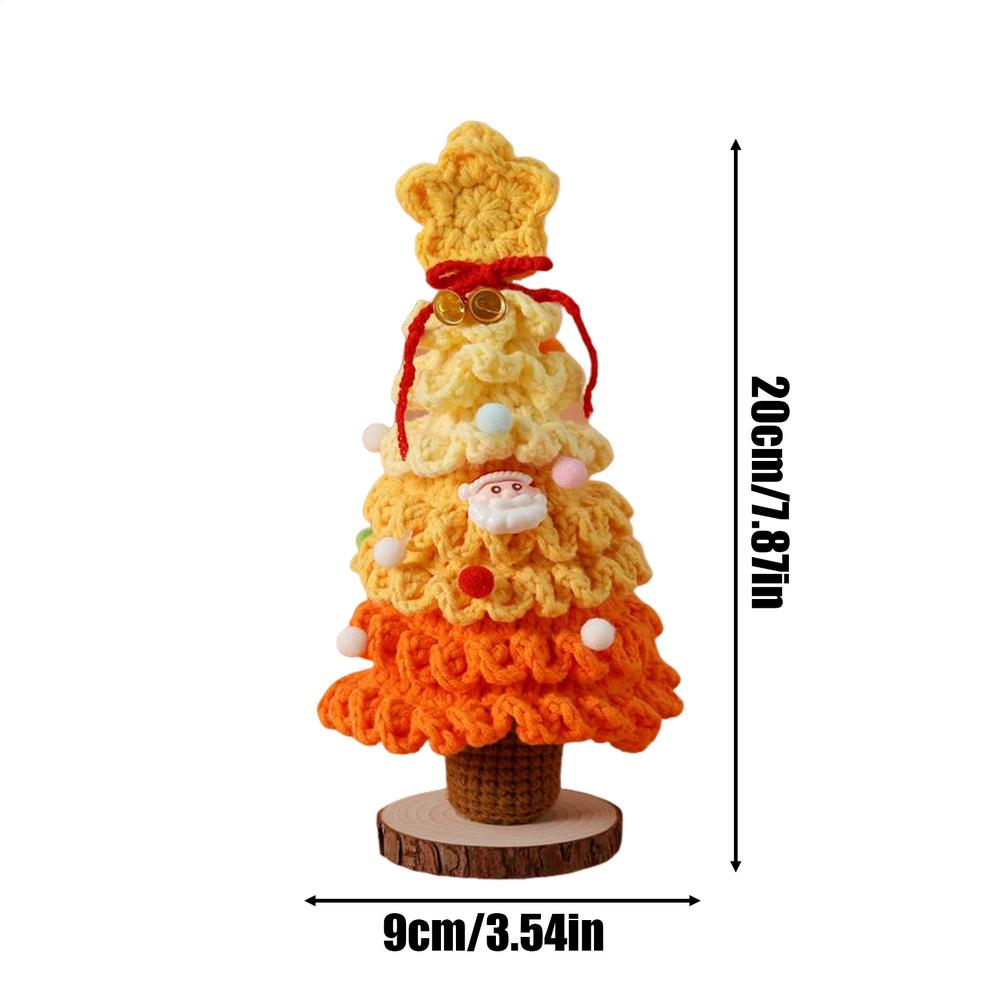 Різдвяна ялинка 7-шарові градієнтні кольори В язання гачком Різдвяна ялинка Святкові прикраси для автомобіля Дому Настільна Камін Матері
Різдвяна ялинка 7-шарові градієнтні кольори В язання гачком Різдвяна ялинка Святкові прикраси для автомобіля Дому Настільна Камін Матері