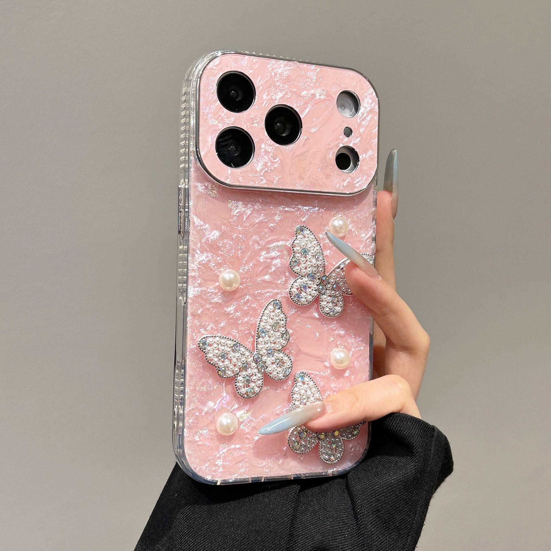 Pearl Butterfly Textured DIY Shell for iPhone 17 Pro Max/16 - Stylish & Drop-Proof Case 15 Pro
Pearl Butterfly Textured DIY Shell for iPhone 17 Pro Max/16 - Stylish & Drop-Proof Case 15 Pro