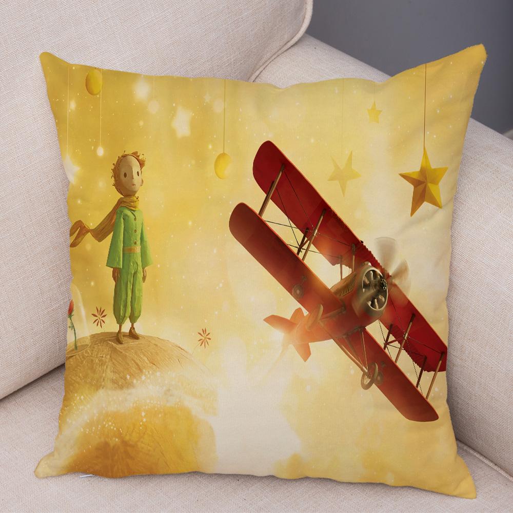 Little Prince Cushion Cover Decor France Anime Cartoon Print Pillow Case for Sofa Home Children Room Soft Plush Throw Pillowcase 40x40cm16x16Inch
Little Prince Cushion Cover Decor France Anime Cartoon Print Pillow Case for Sofa Home Children Room Soft Plush Throw Pillowcase 40x40cm16x16Inch