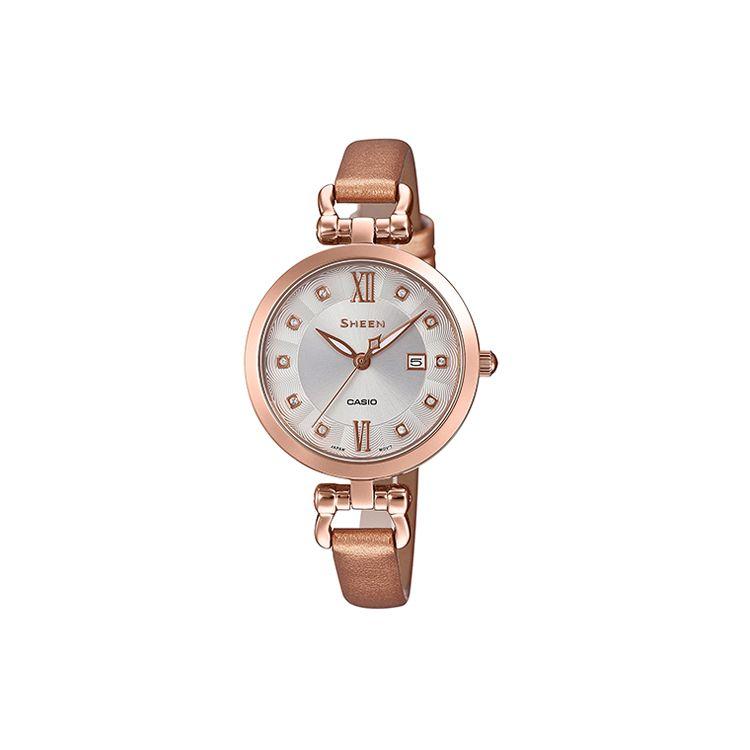 Casio Sheen Star Network Versatile Date Display Waterproof Business Quartz Watch Women watches Gold SHE-4536PGL-7BUPRD Rose Gold Strap
Casio Sheen Star Network Versatile Date Display Waterproof Business Quartz Watch Women watches Gold SHE-4536PGL-7BUPRD Rose Gold Strap