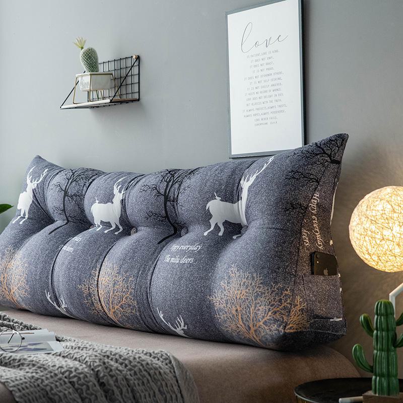 Подушка для головы 7WLO Triangle Sofa & Bed - большая, мягкая подушка для спинки двуспальной кровати или татами.
Подушка для головы 7WLO Triangle Sofa & Bed - большая, мягкая подушка для спинки двуспальной кровати или татами.