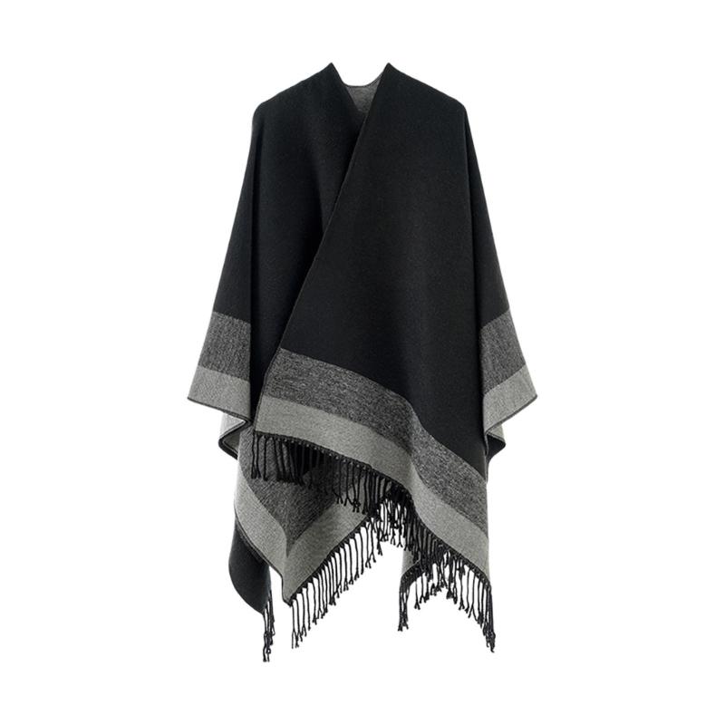 Soft & Breathable Winter Shoulder Wrap for Women Ladies Lightweight Multi Use Shawl with Fringe Trim чорний
Soft & Breathable Winter Shoulder Wrap for Women Ladies Lightweight Multi Use Shawl with Fringe Trim чорний