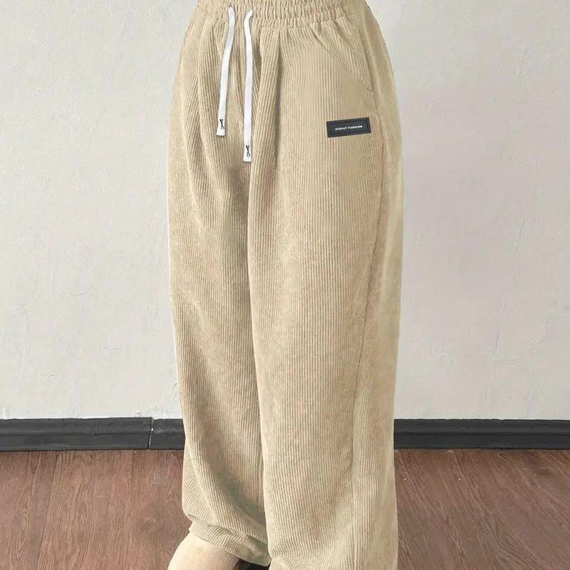 Women s Corduroy Pants Texture Straight-Leg Trousers with Drawstring Waist & White Piping - All-Season Casual to Semi-Formal XS абрикосовий
Women s Corduroy Pants Texture Straight-Leg Trousers with Drawstring Waist & White Piping - All-Season Casual to Semi-Formal XS абрикосовий