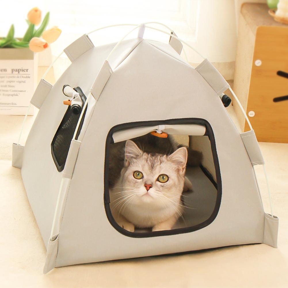 Foldable Pet Tent Cat House All-Season Portable Enclosed Cozy Pet Nest Indoor Travel Pet Bed Cat/Dog Supplies 36 36 34cm for 2kg сірий
Foldable Pet Tent Cat House All-Season Portable Enclosed Cozy Pet Nest Indoor Travel Pet Bed Cat/Dog Supplies 36 36 34cm for 2kg сірий