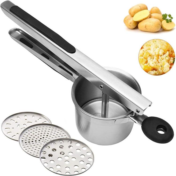 Manual Juicer, German 304 Stainless Steel Fruit Lemon Juicer, Vegetable Stuffing Squeezer, Potato Mud Press Artifact світло-сірого кольору
Manual Juicer, German 304 Stainless Steel Fruit Lemon Juicer, Vegetable Stuffing Squeezer, Potato Mud Press Artifact світло-сірого кольору