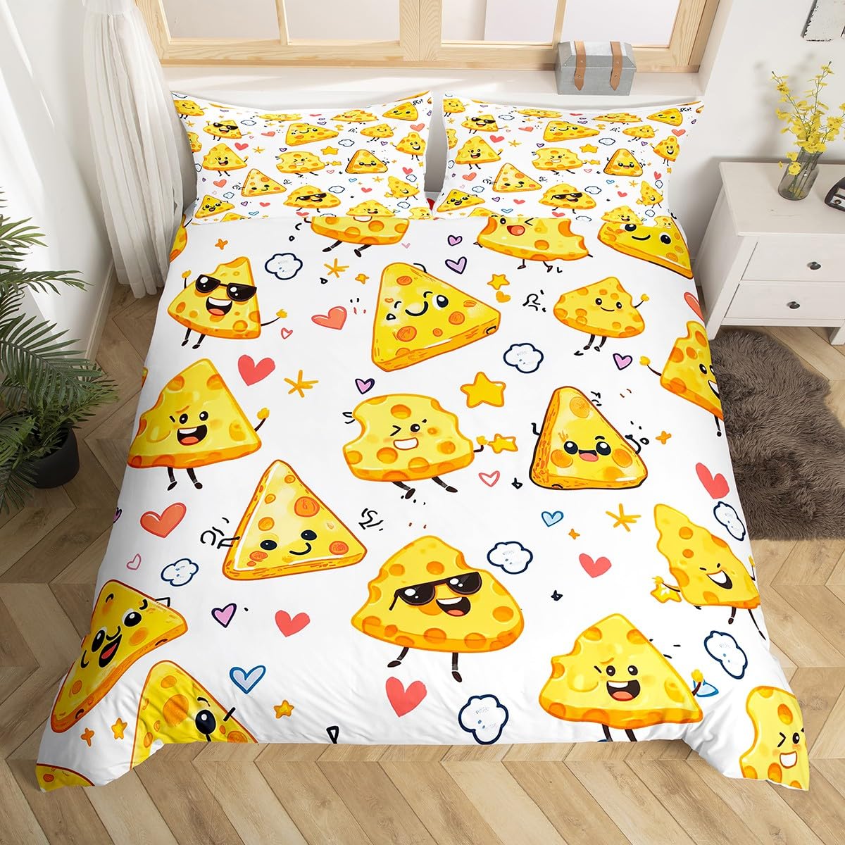 Comforter Cheese Bedding Sets Yellow Food Dessert For Boys Girls Kids S Fashion Teens Bedroom Decor 3 Pcs Comforter (quilt)-EU Single(135*200cm)3pcs
Comforter Cheese Bedding Sets Yellow Food Dessert For Boys Girls Kids S Fashion Teens Bedroom Decor 3 Pcs Comforter (quilt)-EU Single(135*200cm)3pcs