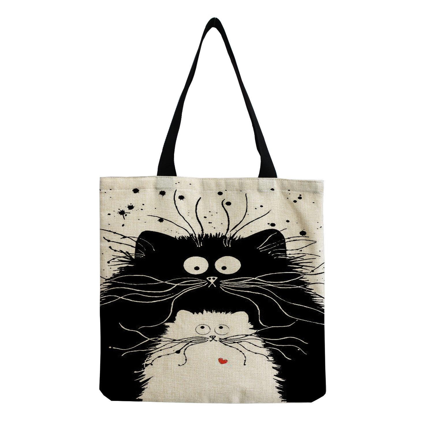 Cartoon Cute Fluffy Cat Cotton Linen Shopping Bag - Reusable & Versatile as Single Shoulder or Handheld Bag
Cartoon Cute Fluffy Cat Cotton Linen Shopping Bag - Reusable & Versatile as Single Shoulder or Handheld Bag