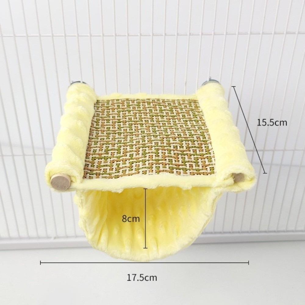 Breathable Bird Sleeping Nest Summer Budgie Hammock New Parrot Hammock Cage Decor Yellow-17.5x15.5cm
Breathable Bird Sleeping Nest Summer Budgie Hammock New Parrot Hammock Cage Decor Yellow-17.5x15.5cm