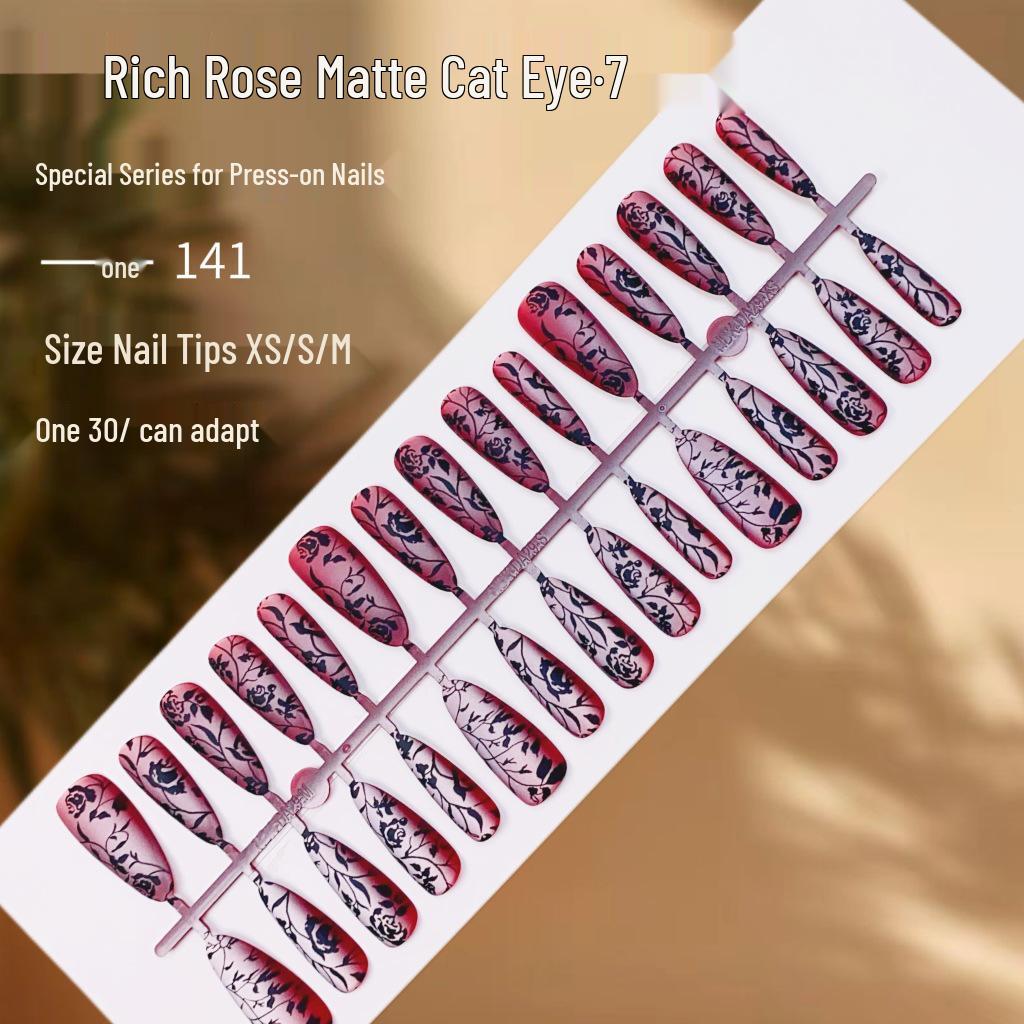 Элегантный набор для нейл-арта «Розовый кошачий глаз» из замши - Готовые накладные ногти премиум-класса
Элегантный набор для нейл-арта «Розовый кошачий глаз» из замши - Готовые накладные ногти премиум-класса