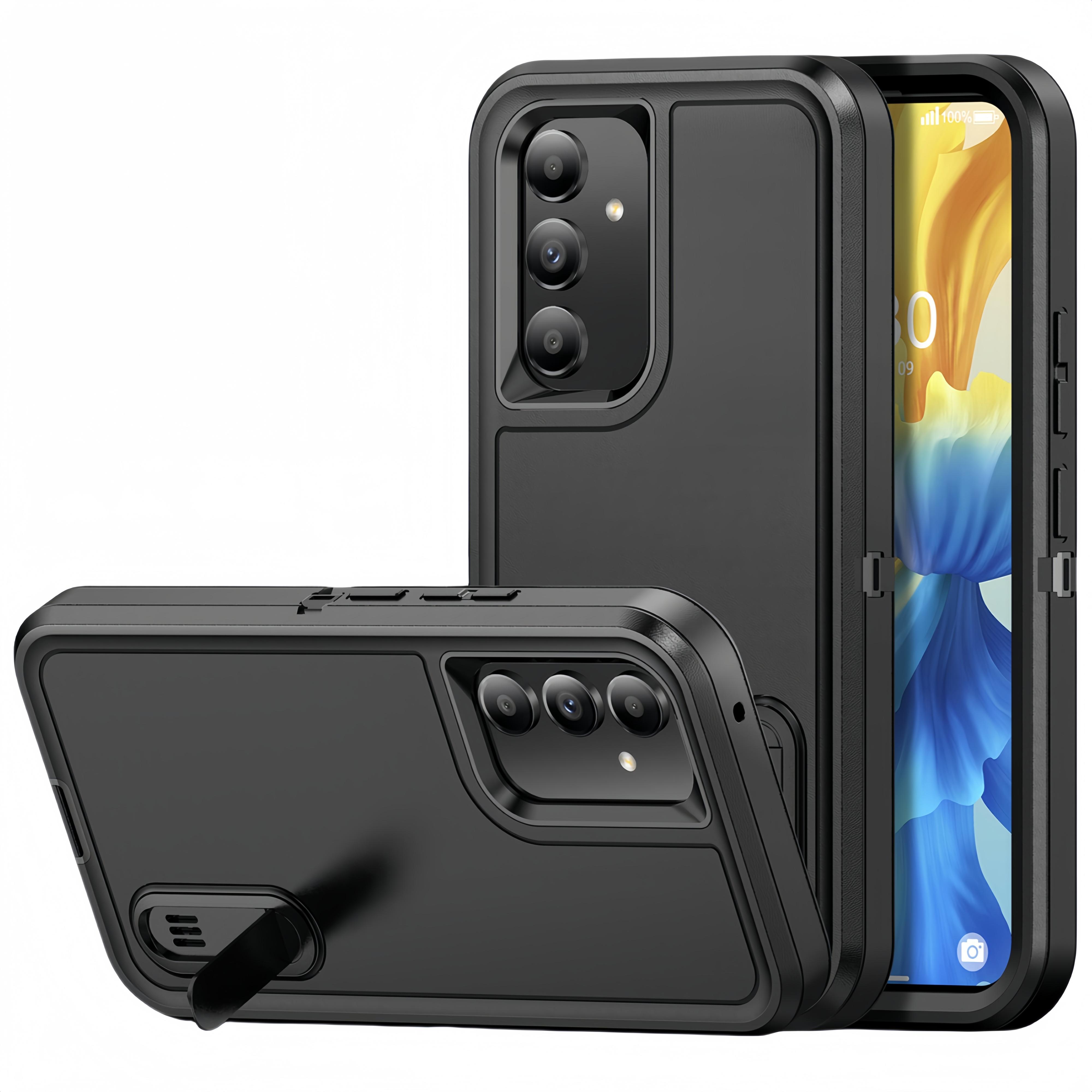 Anti-Dust Three Layer Case for Samsung Galaxy A15 5G A54 A14 A53 A13 A04S S23 FE S22 Ultra S24 Plus Shockproof Stand Coque for Galaxy S24 чёрный
Anti-Dust Three Layer Case for Samsung Galaxy A15 5G A54 A14 A53 A13 A04S S23 FE S22 Ultra S24 Plus Shockproof Stand Coque for Galaxy S24 чёрный