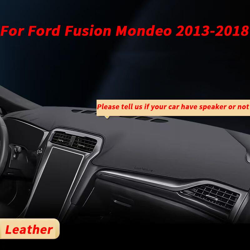 Шкіряна накладка на панель приладів Захисна накладка-килимок для Ford Fusion Mondeo 2013-2018 no center speaker
Шкіряна накладка на панель приладів Захисна накладка-килимок для Ford Fusion Mondeo 2013-2018 no center speaker
