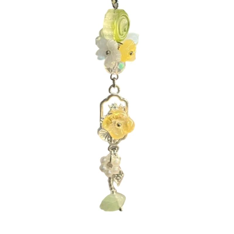 Elegant Flower Bell Cellphone Chain Customizable Design Safe Material Unique Handmade Phone Pendant For Girls Teens зелений
Elegant Flower Bell Cellphone Chain Customizable Design Safe Material Unique Handmade Phone Pendant For Girls Teens зелений