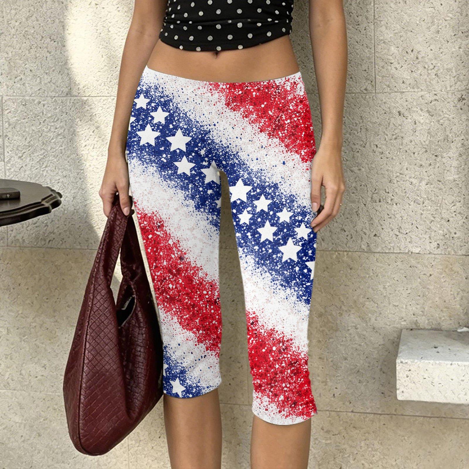 Women Milk Silk Capri Pants High Waist Elastic Waistband Butterfly Print Stretchy Cropped Trousers for Casual Wear XXL
Women Milk Silk Capri Pants High Waist Elastic Waistband Butterfly Print Stretchy Cropped Trousers for Casual Wear XXL