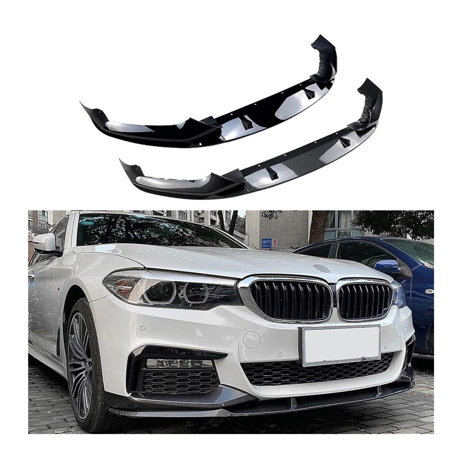 Накладка на передний бампер автомобиля, совместимая с BMW G30G31M Sport 2017-2020, глянцево-черный/карбоновый спойлер, сплиттер, комплект кузова, диффузор (цвет: Carbonlook)
Накладка на передний бампер автомобиля, совместимая с BMW G30G31M Sport 2017-2020, глянцево-черный/карбоновый спойлер, сплиттер, комплект кузова, диффузор (цвет: Carbonlook)