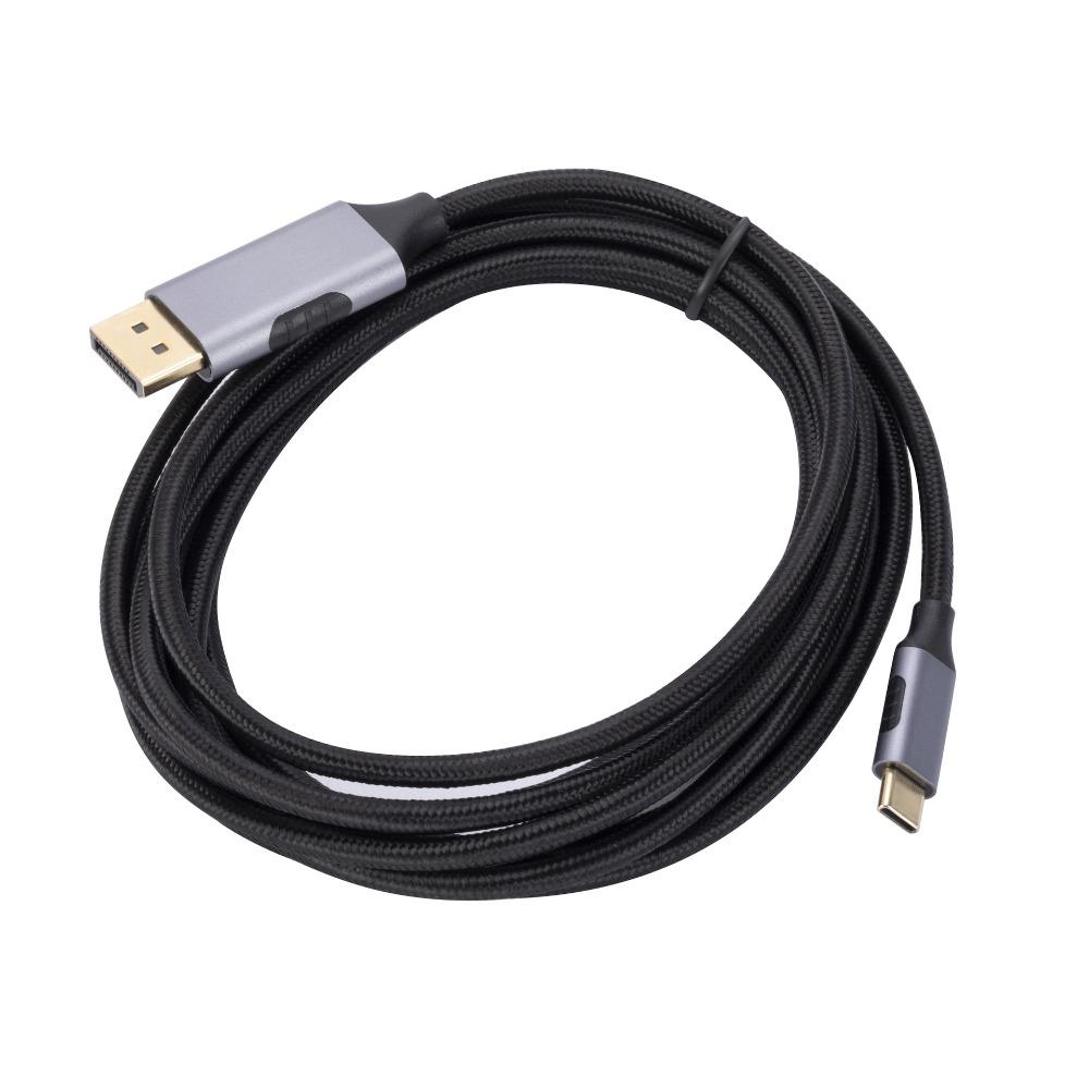 Кабель DP USB C - DisplayPort Кабель Type-C - DisplayPort для телевизора/ноутбука/проектора/DVD-плеера 1.8M
Кабель DP USB C - DisplayPort Кабель Type-C - DisplayPort для телевизора/ноутбука/проектора/DVD-плеера 1.8M
