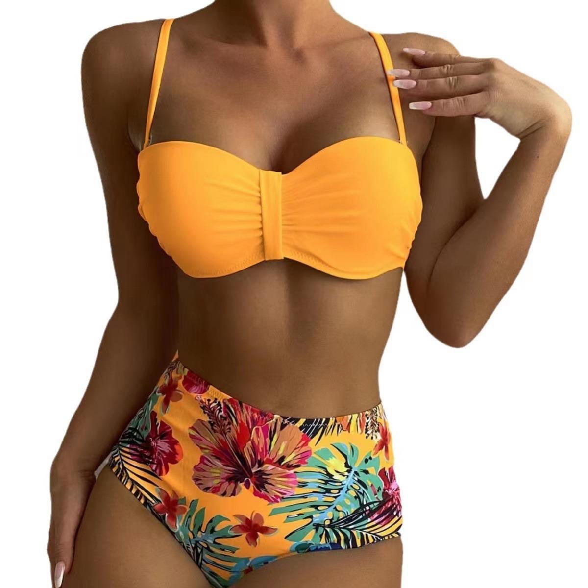 Жіноче бікіні, сексуальний купальний костюм із високою талією, пляжний купальний костюм, жіночий літній купальник XL золотий
Жіноче бікіні, сексуальний купальний костюм із високою талією, пляжний купальний костюм, жіночий літній купальник XL золотий