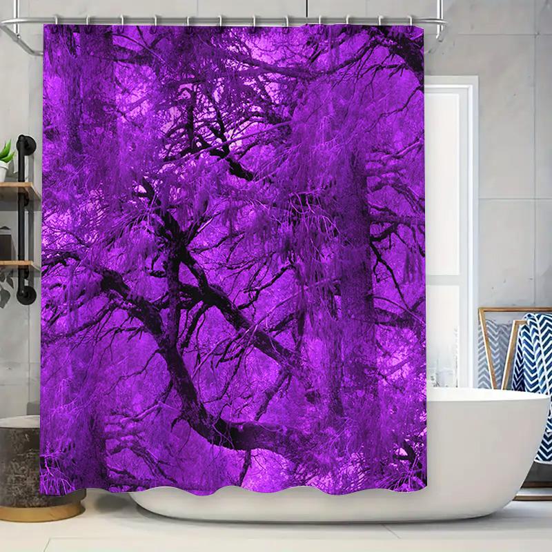 Purple Tree Print Shower Curtain Modern Bathroom Decor With Rod Holder Set For Bathtub Watercolor Style Home Decor Item In Purpl W60H190(CM)-1 Pcs
Purple Tree Print Shower Curtain Modern Bathroom Decor With Rod Holder Set For Bathtub Watercolor Style Home Decor Item In Purpl W60H190(CM)-1 Pcs