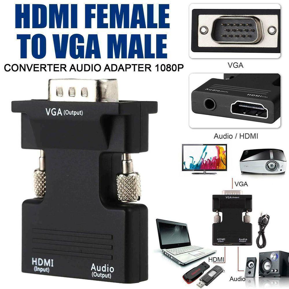 Выходной сигнал кабеля VGA Male HDMI to VGA Cable HDMI-совместимый преобразователь HDMI Female Audio Adapter
Выходной сигнал кабеля VGA Male HDMI to VGA Cable HDMI-совместимый преобразователь HDMI Female Audio Adapter