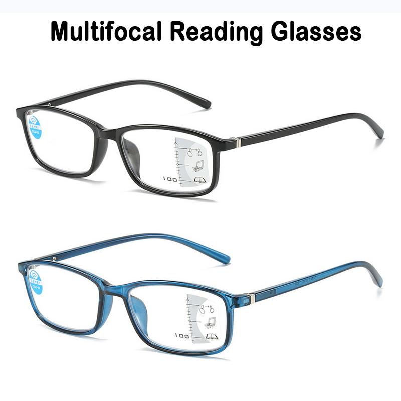 Модные мультифокальные очки для чтения с защитой от синего света для мужчин и женщин, прямоугольные бифокальные прогрессивные очки для близи и дали 
Модные мультифокальные очки для чтения с защитой от синего света для мужчин и женщин, прямоугольные бифокальные прогрессивные очки для близи и дали