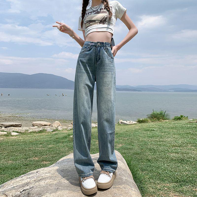 Women s Retro High-Waisted Wide-Leg Jeans - Slimming, Loose, Straight Floor-Length Pants 3301 Small
Women s Retro High-Waisted Wide-Leg Jeans - Slimming, Loose, Straight Floor-Length Pants 3301 Small