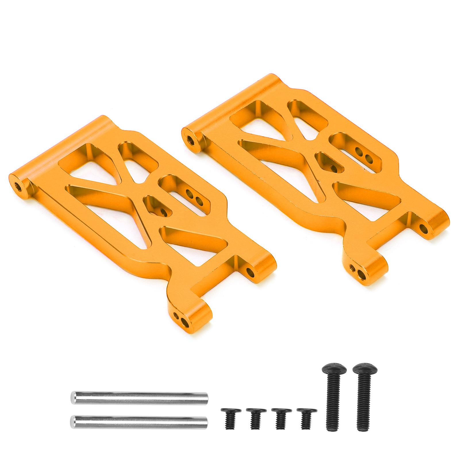 2Pcs RC Front Swing Arm Aluminium Alloy Remote Control Car Metal Upgrade Parts for WLtoys 104001 1 10 RC Car Gold
2Pcs RC Front Swing Arm Aluminium Alloy Remote Control Car Metal Upgrade Parts for WLtoys 104001 1 10 RC Car Gold