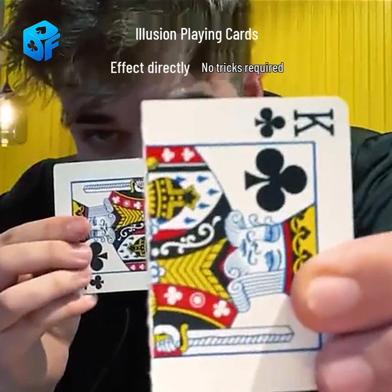 Игральные карты Northern Magic Illusion - Реквизит для визуальной магии крупным планом для видео в Douyin
Игральные карты Northern Magic Illusion - Реквизит для визуальной магии крупным планом для видео в Douyin
