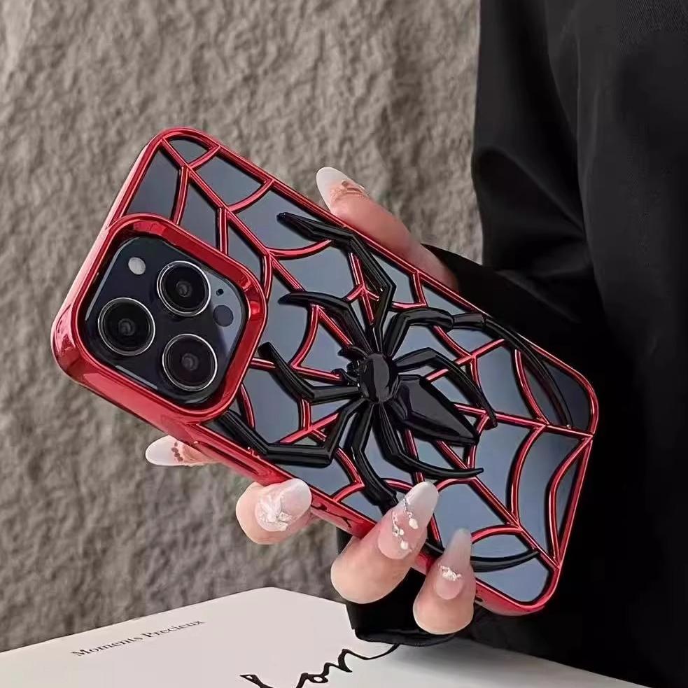 Funny 3D Hollow Spider Case for iPhone 14 15 16 Plus Soft TPU Plating Heat Radiation Cover for iPhone 13 12 11 14 15 16 Pro Max iPhone 15
Funny 3D Hollow Spider Case for iPhone 14 15 16 Plus Soft TPU Plating Heat Radiation Cover for iPhone 13 12 11 14 15 16 Pro Max iPhone 15