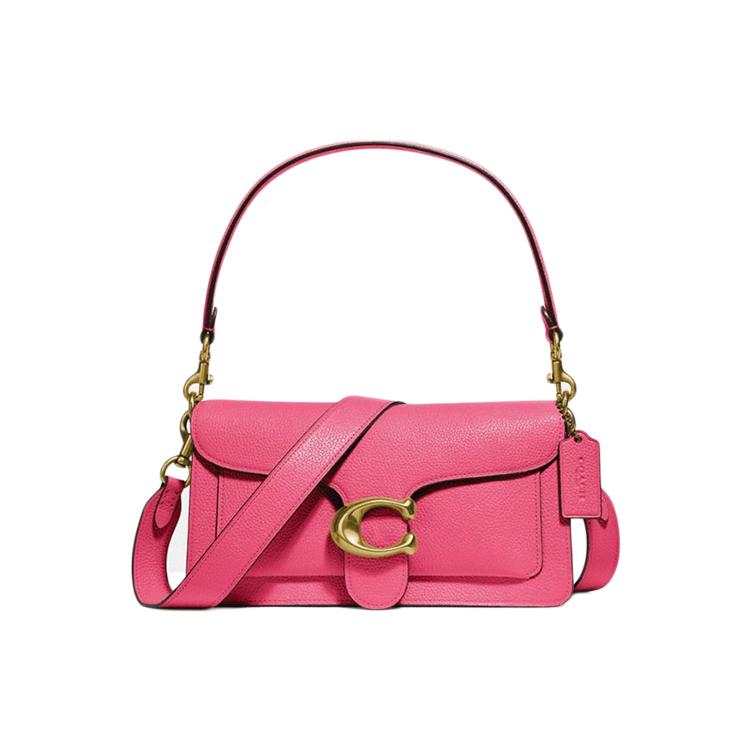New COACH Tabby Polished Pebbled Leather One Shoulder Crossbody Bag Medium Size Women s Rose Red 73995-B4NOG 25.9*7.1*13.5CM
New COACH Tabby Polished Pebbled Leather One Shoulder Crossbody Bag Medium Size Women s Rose Red 73995-B4NOG 25.9*7.1*13.5CM