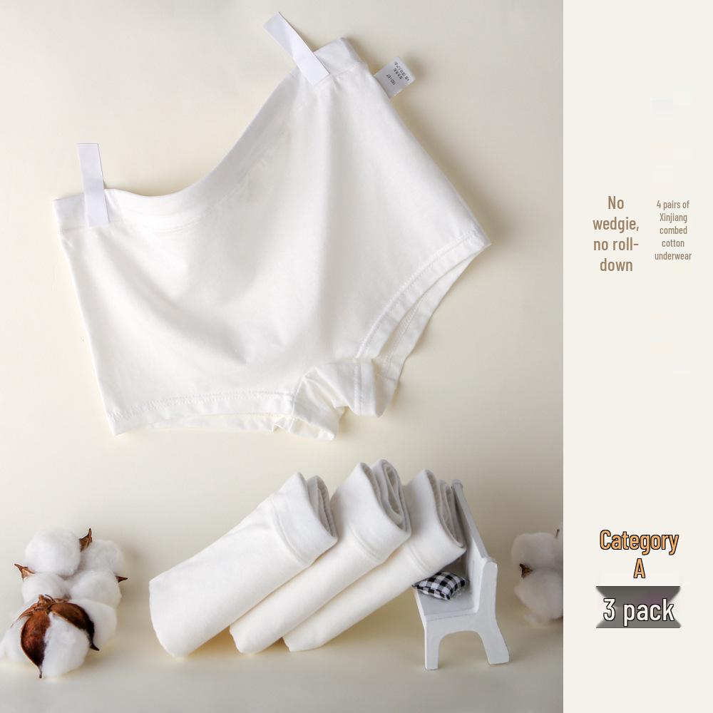Pure Cotton Girls Boxer Briefs - Medium/Large, White, Single Piece Size 140 - 120-130 cm, 49-60 kg
Pure Cotton Girls Boxer Briefs - Medium/Large, White, Single Piece Size 140 - 120-130 cm, 49-60 kg