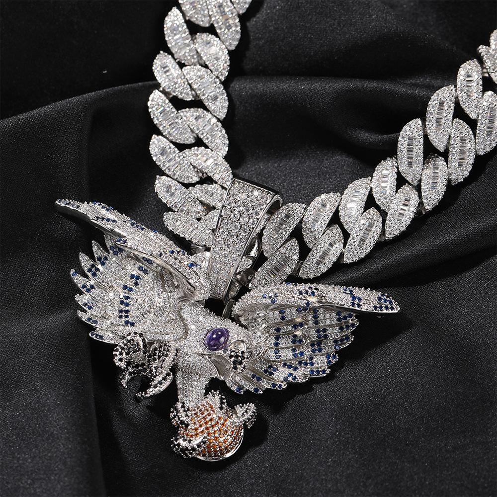 New Rap 2024JinJiBeWater_ Falcon с инкрустированным медью цирконом, изысканные аксессуары-подвески
New Rap 2024JinJiBeWater_ Falcon с инкрустированным медью цирконом, изысканные аксессуары-подвески