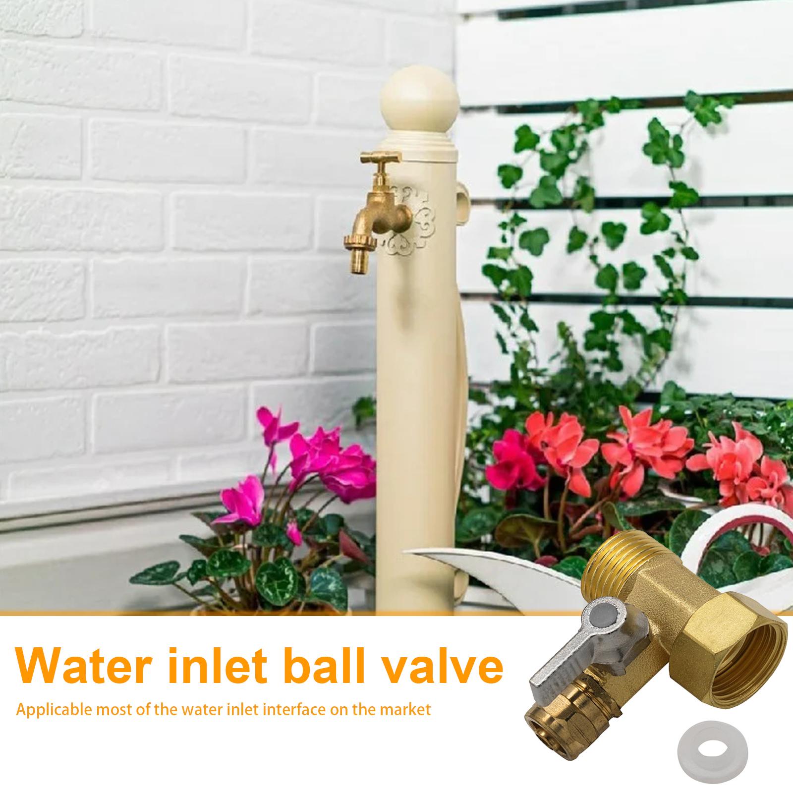 Ball Valve 3/8inch Brass Ball Valve Water Purifier Inlet Ball Valve Replacement Faucet Accessories for Purifier Filter
Ball Valve 3/8inch Brass Ball Valve Water Purifier Inlet Ball Valve Replacement Faucet Accessories for Purifier Filter