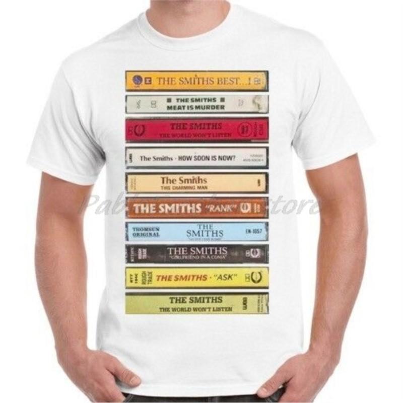 The Smiths Albums Cassette Cool Vintage Retro T Shirt male brand tshirt summer men cotton tshirt S
The Smiths Albums Cassette Cool Vintage Retro T Shirt male brand tshirt summer men cotton tshirt S