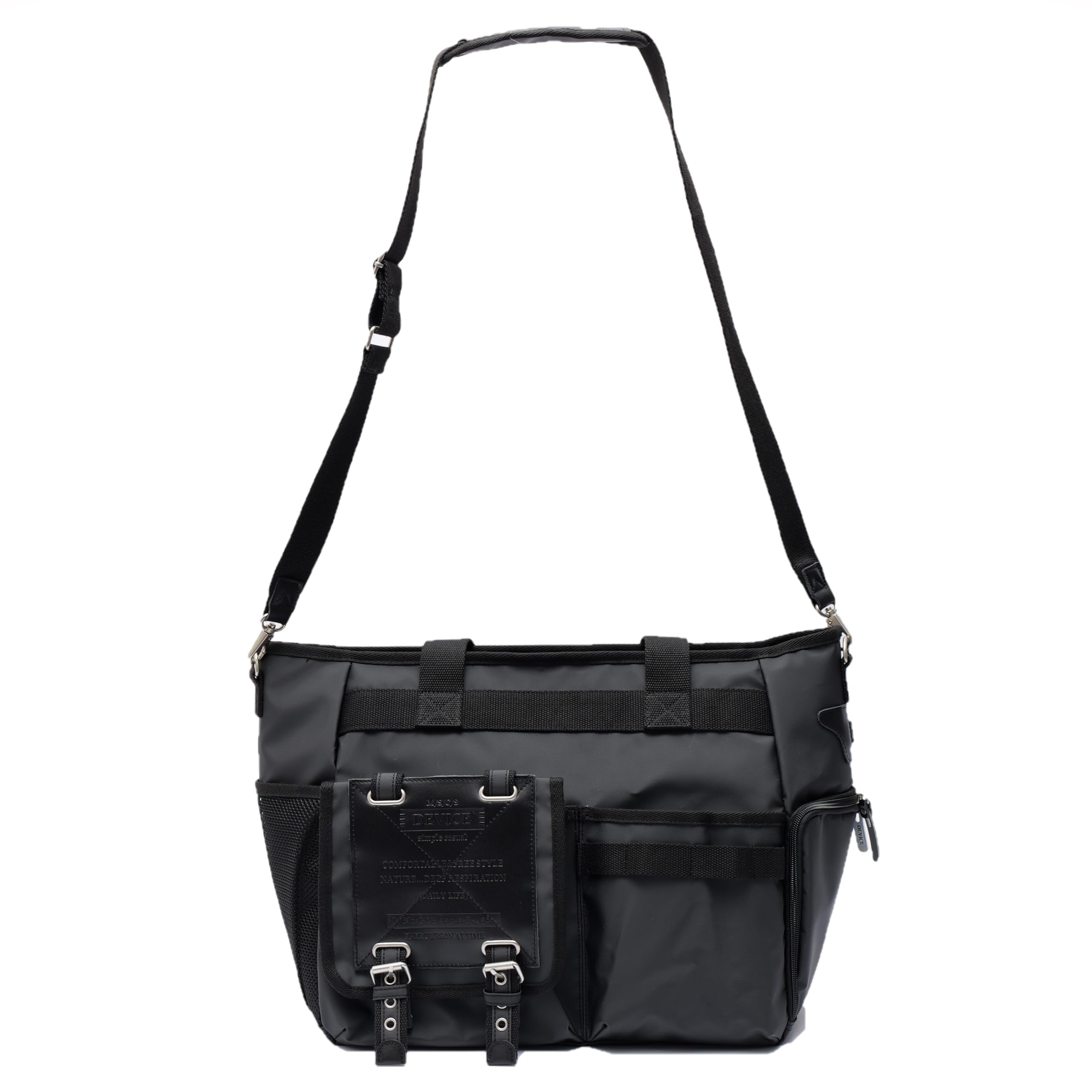 DEVICE 2-Way Tote Bag with Detachable Pouch, Crossbody Bag, OutdoorGolf Use, Large Capacity, Includes Shoe Case, Black 2, DTH23098
DEVICE 2-Way Tote Bag with Detachable Pouch, Crossbody Bag, OutdoorGolf Use, Large Capacity, Includes Shoe Case, Black 2, DTH23098