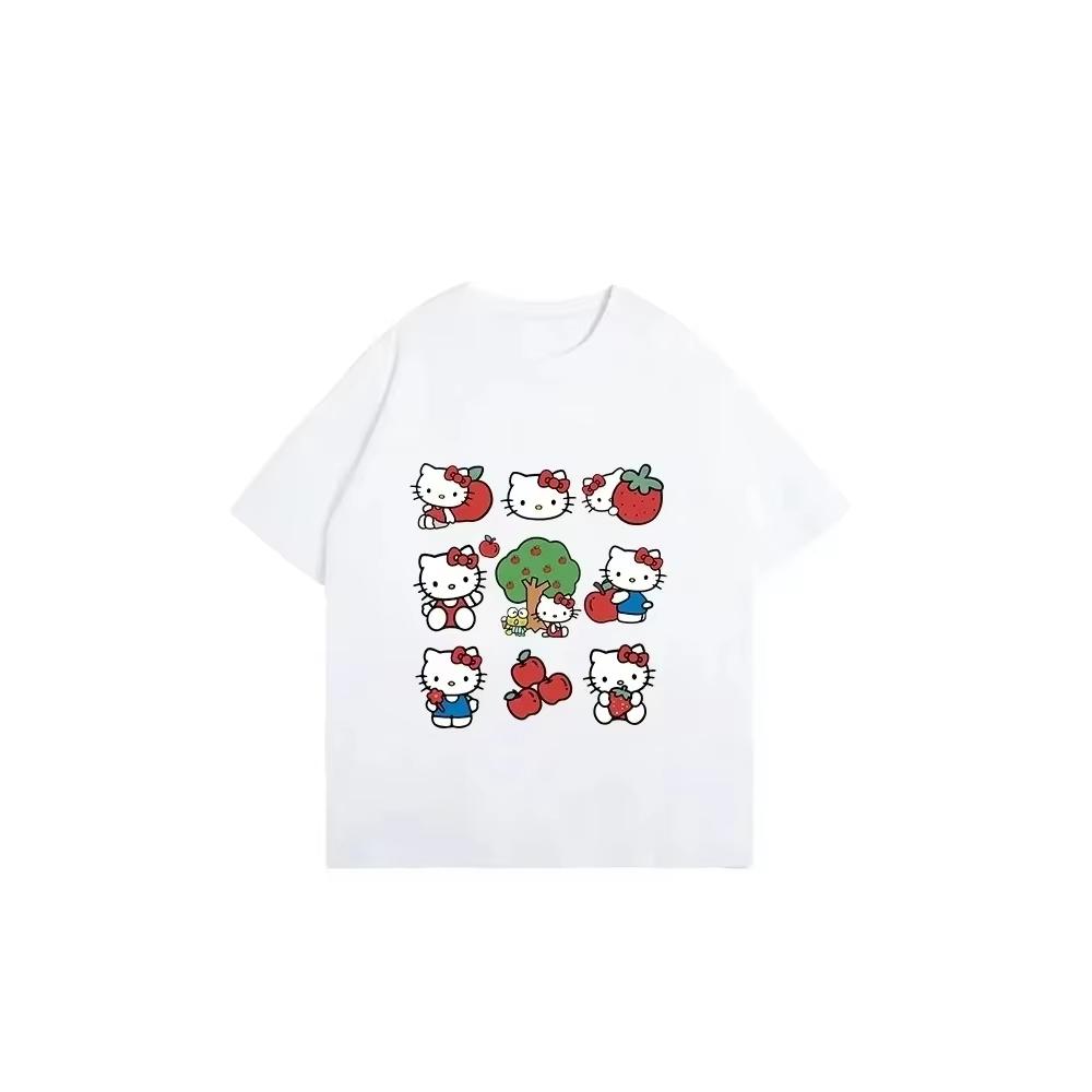 2026 New Hello Kitty Fun Printed Cotton Tshirt Summer Cartoon Pattern Womens Tshirt Round Neck Fashion Casual Wear S
2026 New Hello Kitty Fun Printed Cotton Tshirt Summer Cartoon Pattern Womens Tshirt Round Neck Fashion Casual Wear S